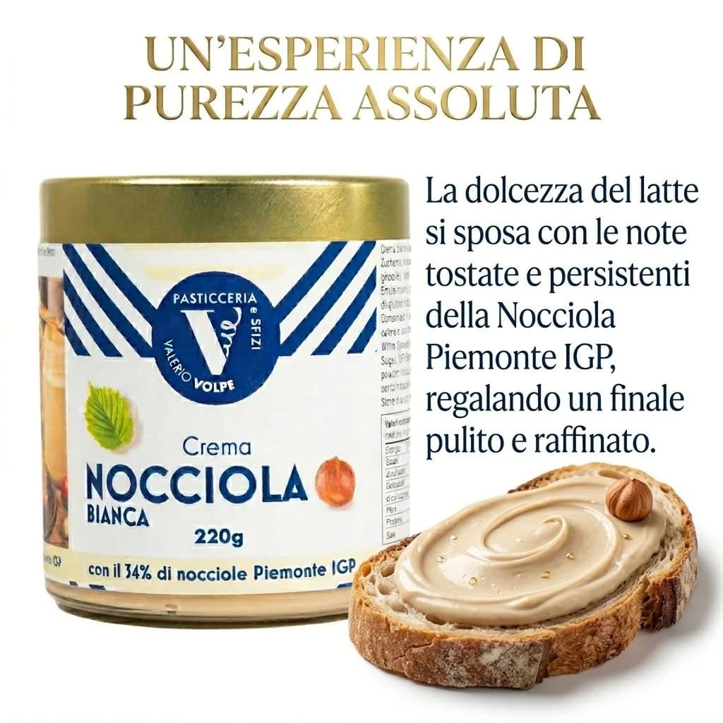 Crema Nocciola Bianca 220g 2