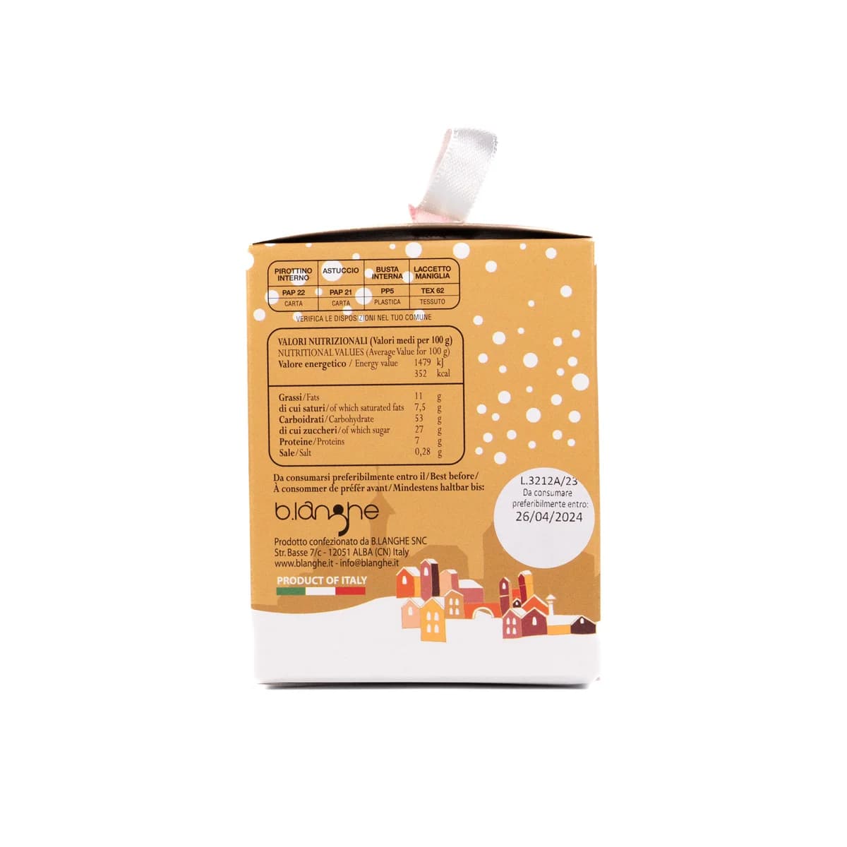 Mini Panettone Milano 80g - Scatolina villaggio d'inverno 5