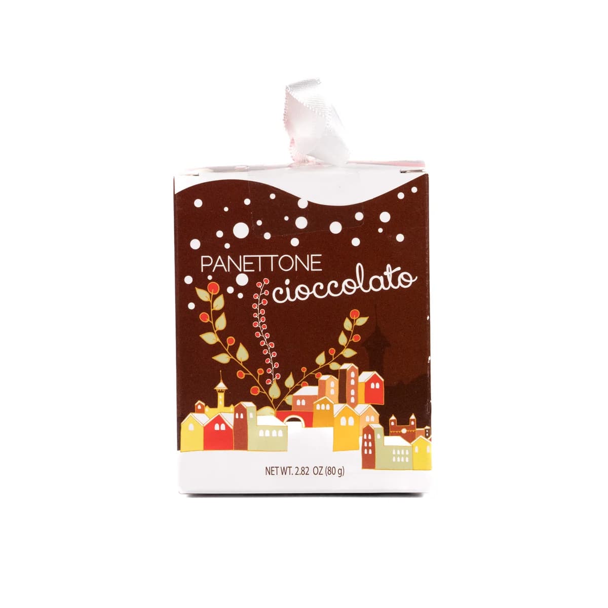 Mini Panettone Cioccolato 80g - Scatolina villaggio d'inverno 2