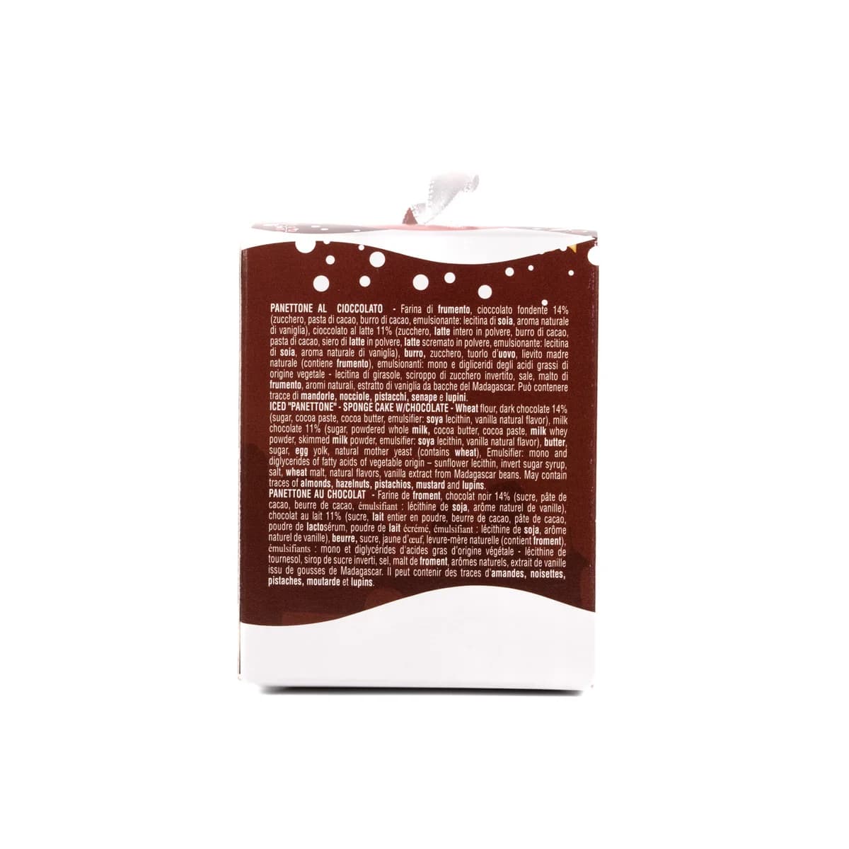 Mini Panettone Cioccolato 80g - Scatolina villaggio d'inverno 4