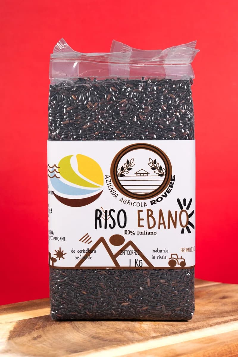 Riso nero Ebano integrale 1Kg 4