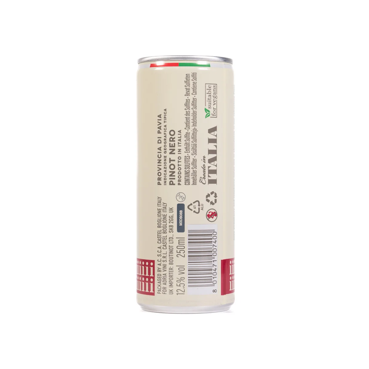 Pinot Nero Pavia IGT 2022, Adria Vini, lattina 250 ml 2