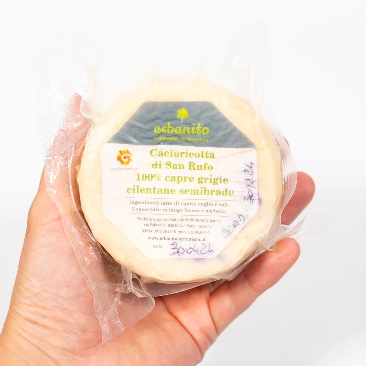 Cacioricotta di San Rufo 210g