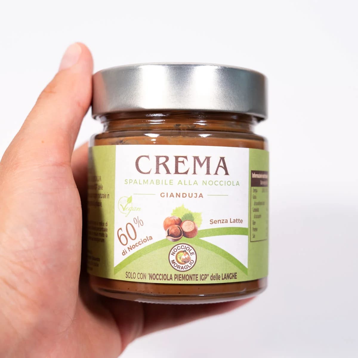 Crema spalmabile al Gianduja - con 60% di Nocciola Piemonte IGP 250g
