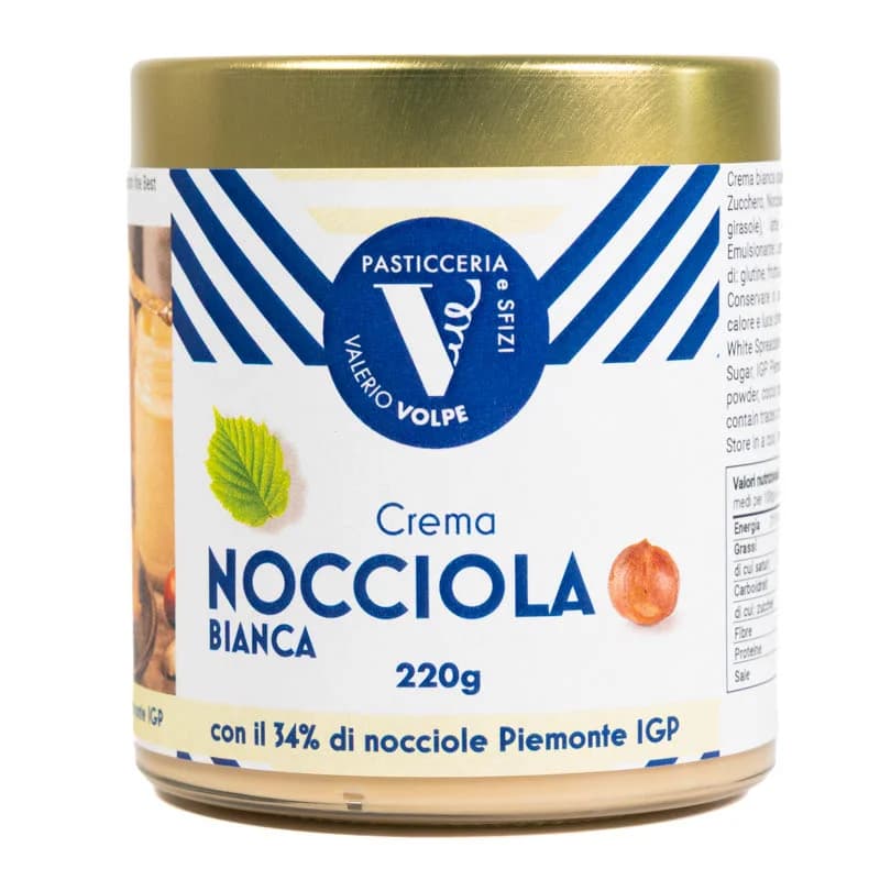 Crema Nocciola Bianca 220g