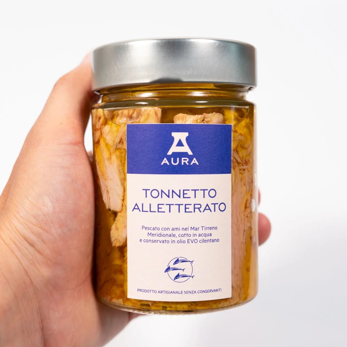 Tonnetto Alletterato 320g in olio EVO Cilentano - Aura