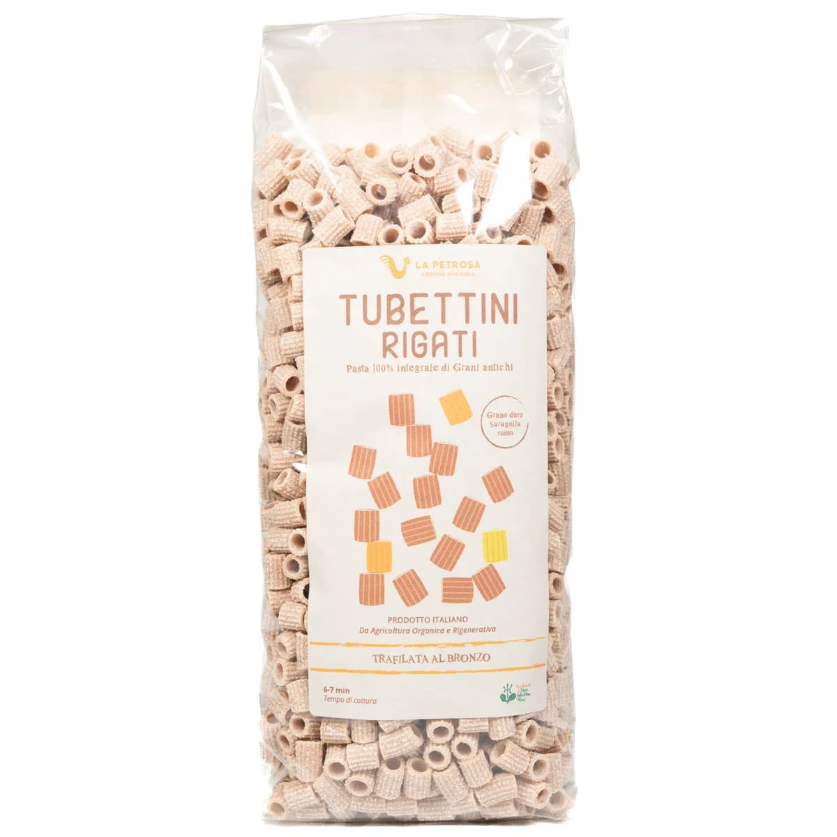 Tubettini rigati – Pasta di grani antichi 500g