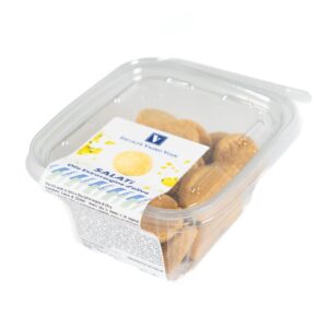 Salatì all'Olio Extravergine di Oliva Vaschetta 180g. Biscotti SalatiSpecialità Valerio Volpe